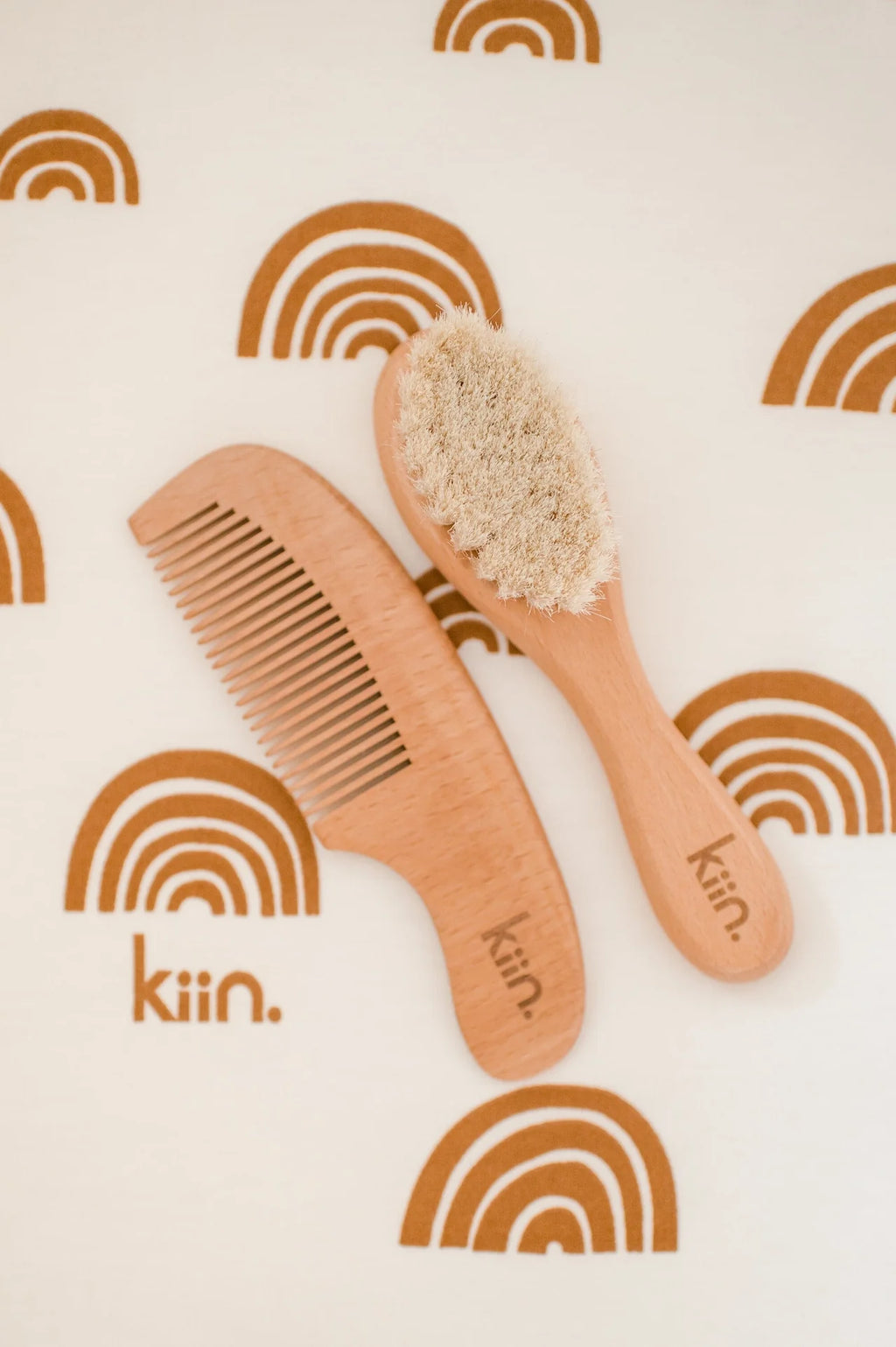 Wooden Baby Brush Set