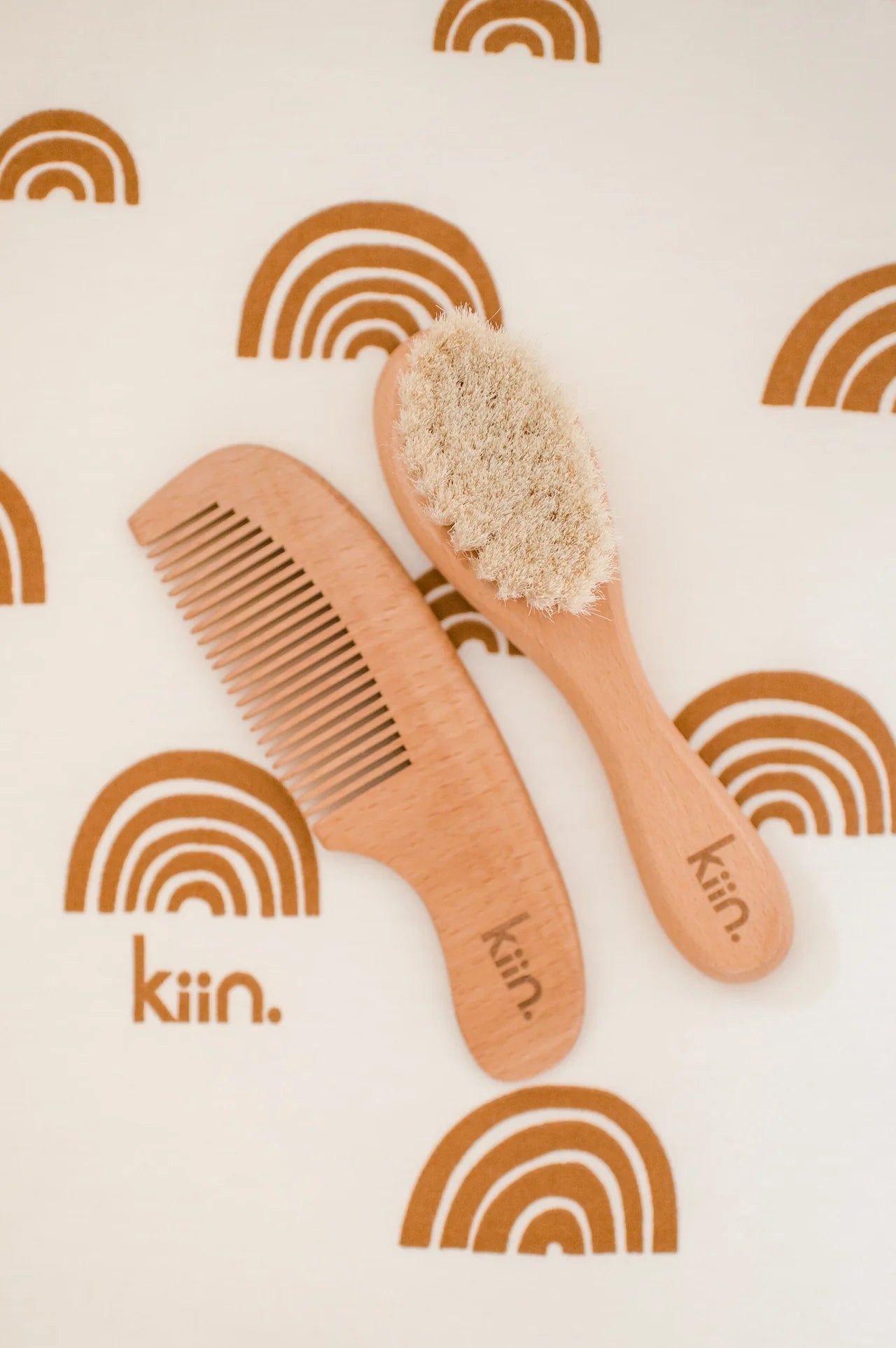 Wooden Baby Brush Set