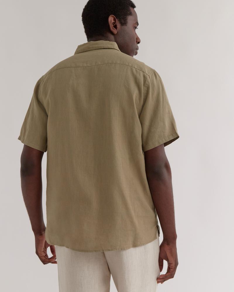 Mens Casual SS Olive