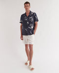 Mens Campo Linen Shirt Native Print