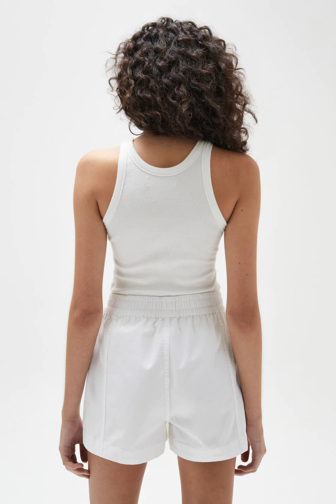 Ciel Organic Rib Tank White