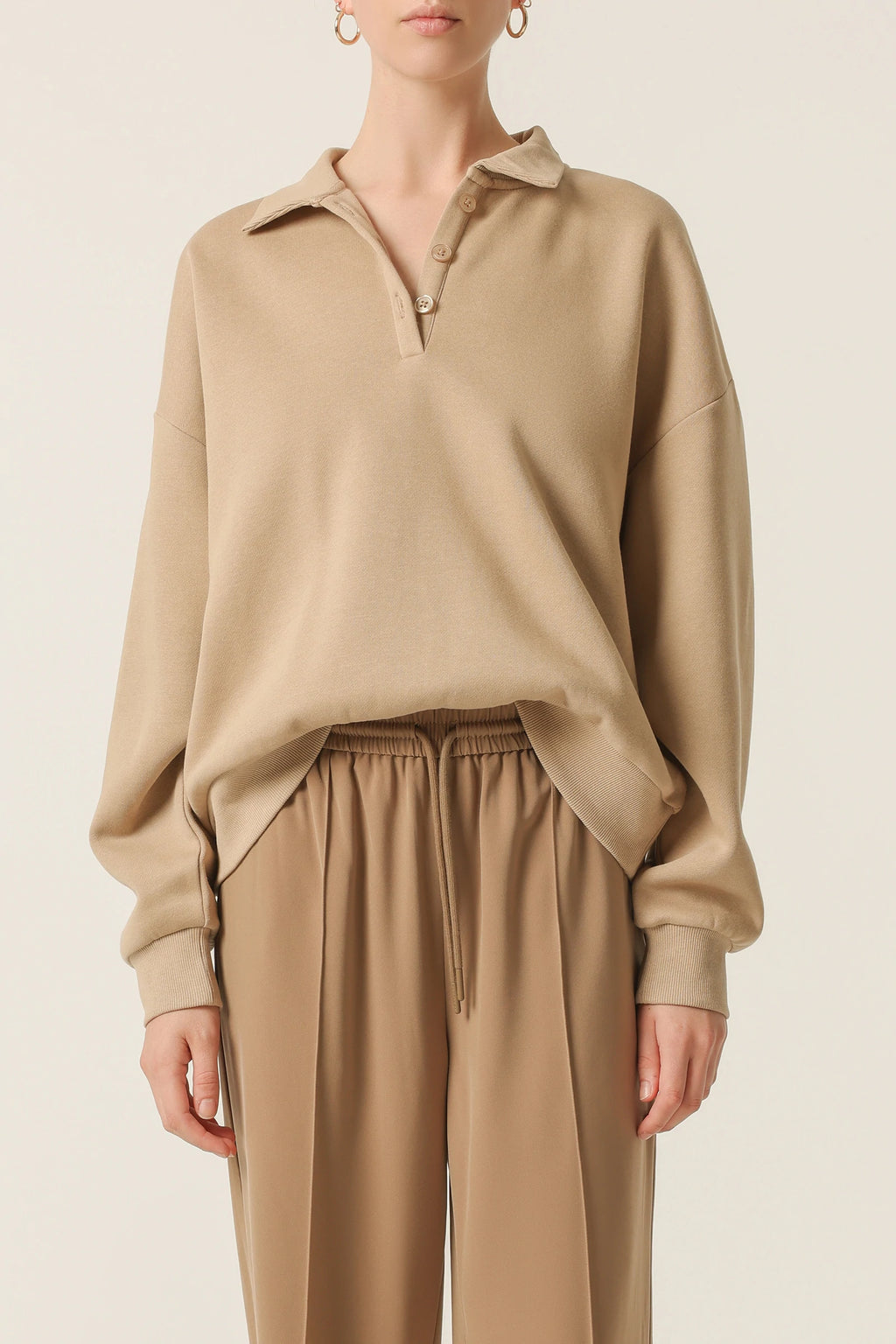Winslow Rugby Sweat Sepia