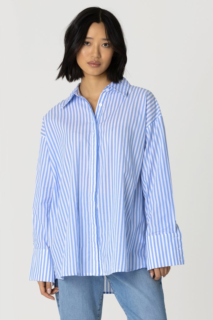 Luna Shirt Blue Stripe