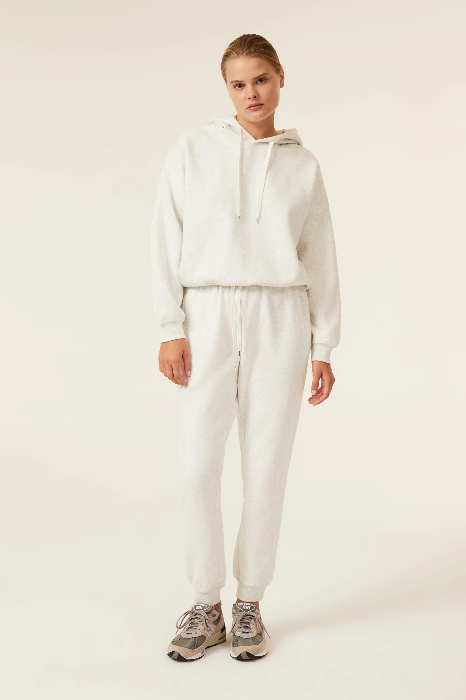 Carter Trackpant Snow Marle