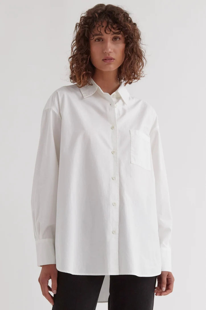 Everyday Poplin Shirt White