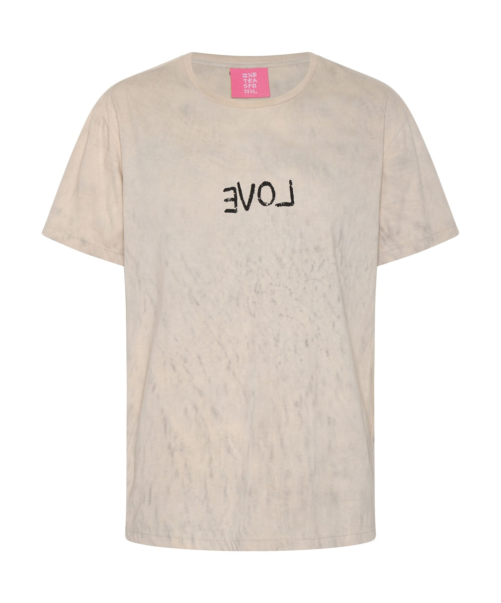 Love Stained Organic Tee Grey