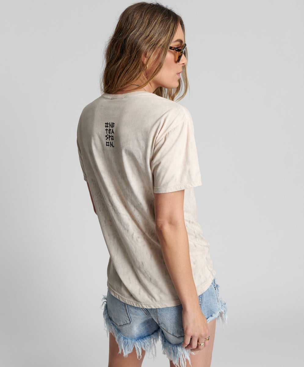 Love Stained Organic Tee Grey