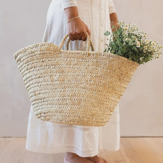 Moroccan Market Basket Bag