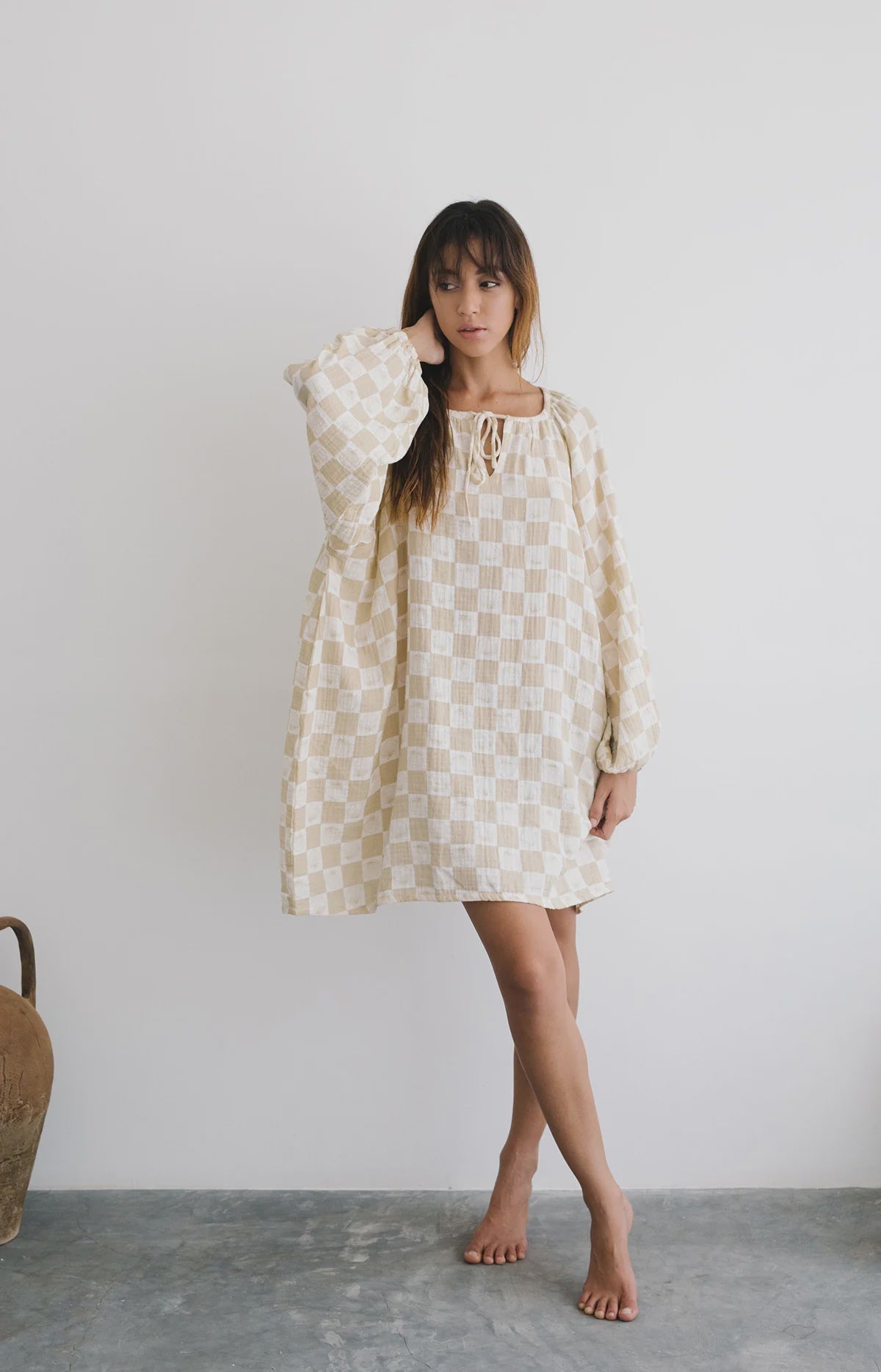 Cassie Dress Shell Check