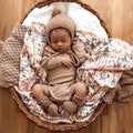 Fawn Bonnet and Booties Set