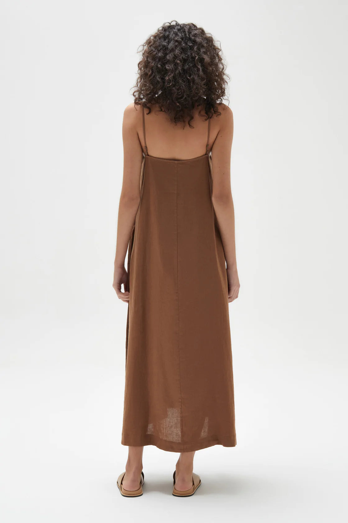 Tully Dress Burnt Ochre