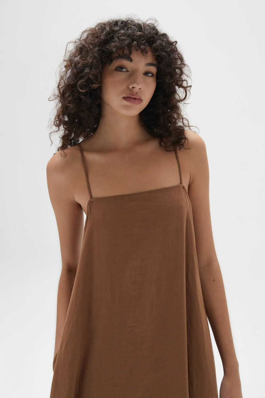 Tully Dress Burnt Ochre