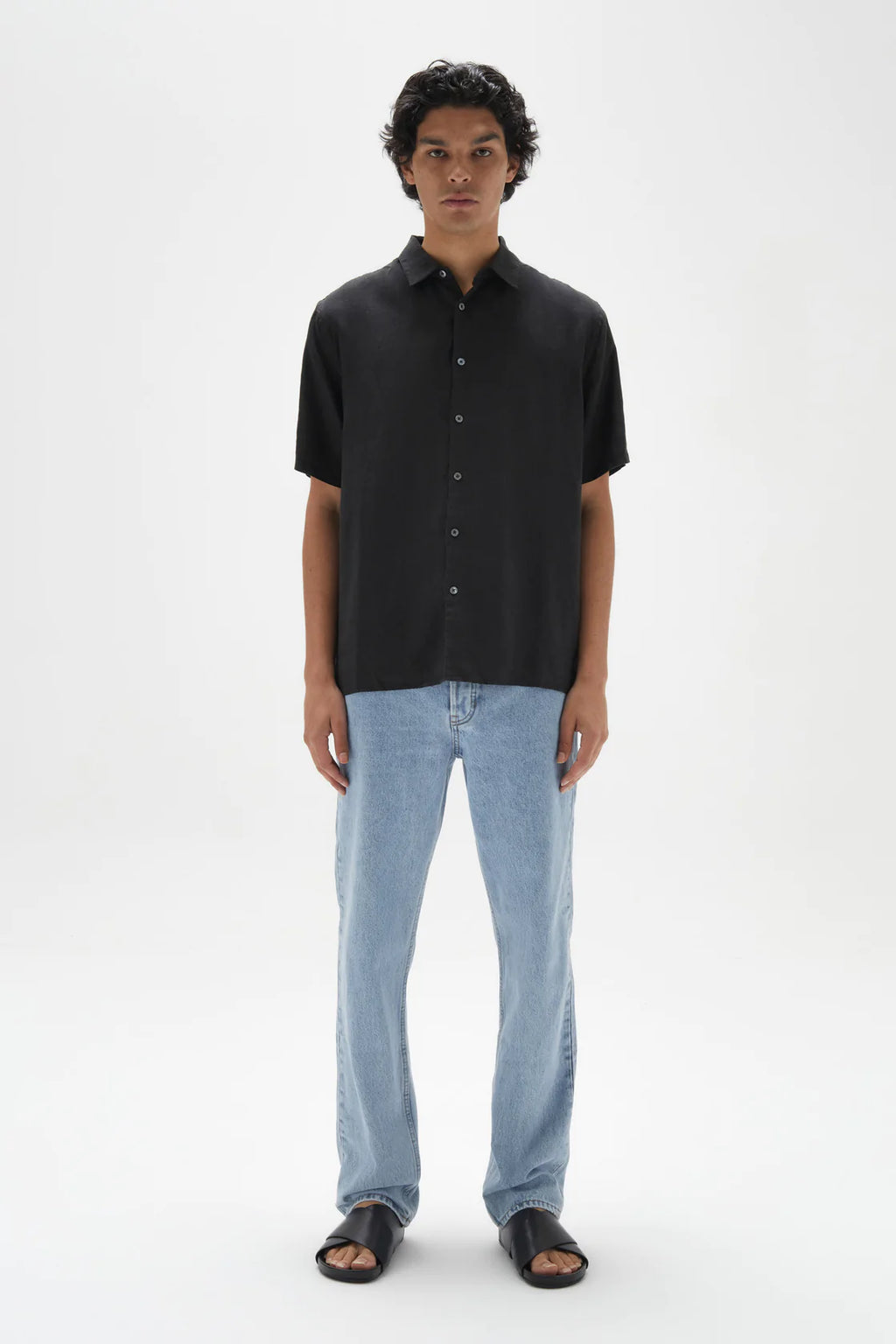 Mens Casual SS Black