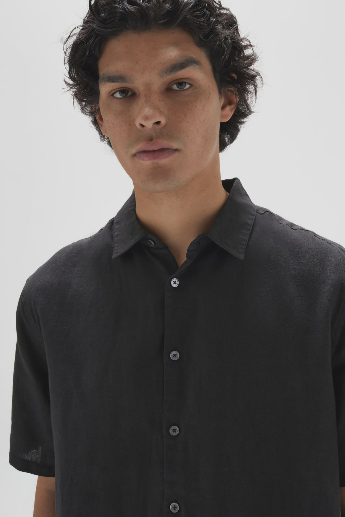 Mens Casual SS Black