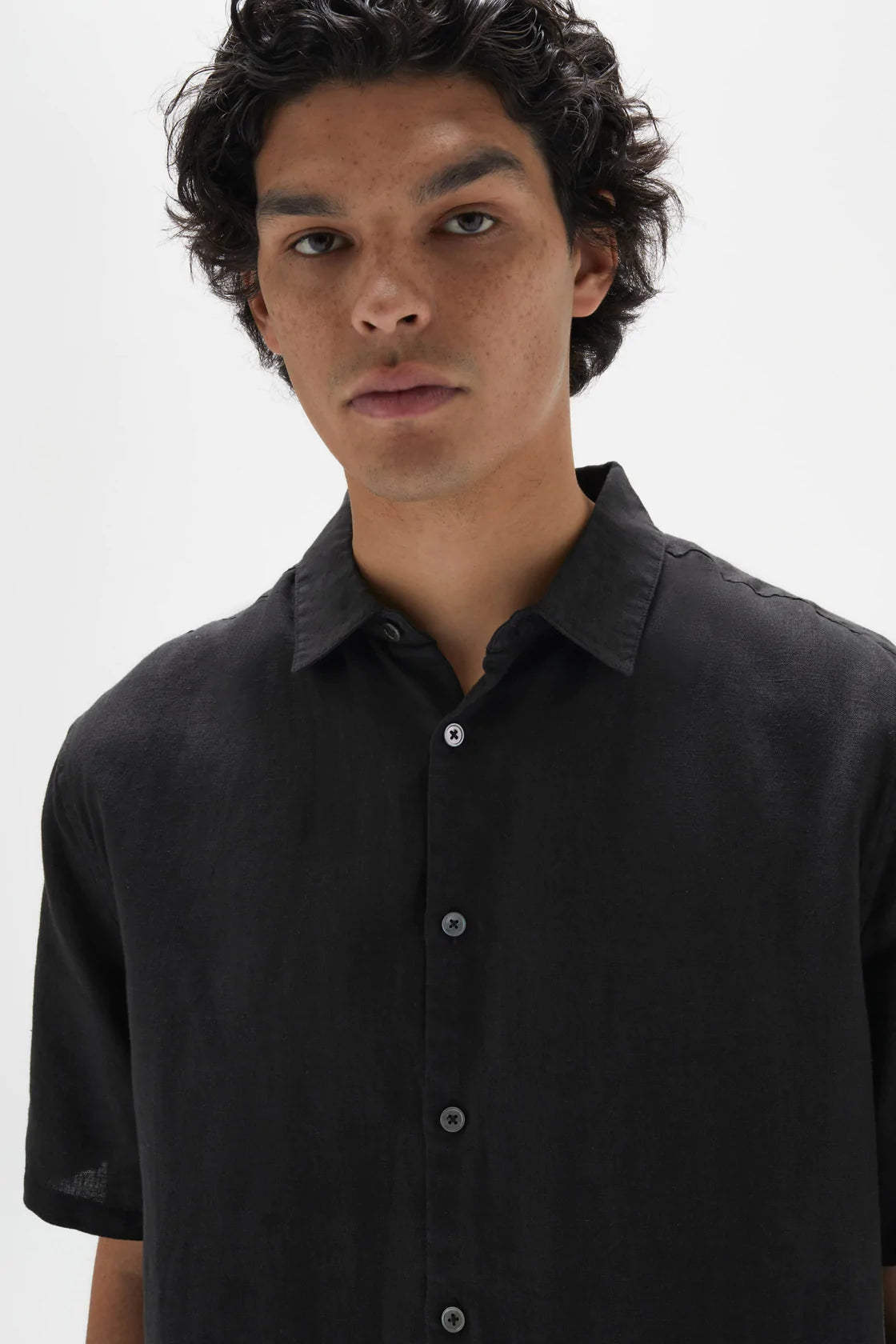 Mens Casual SS Black