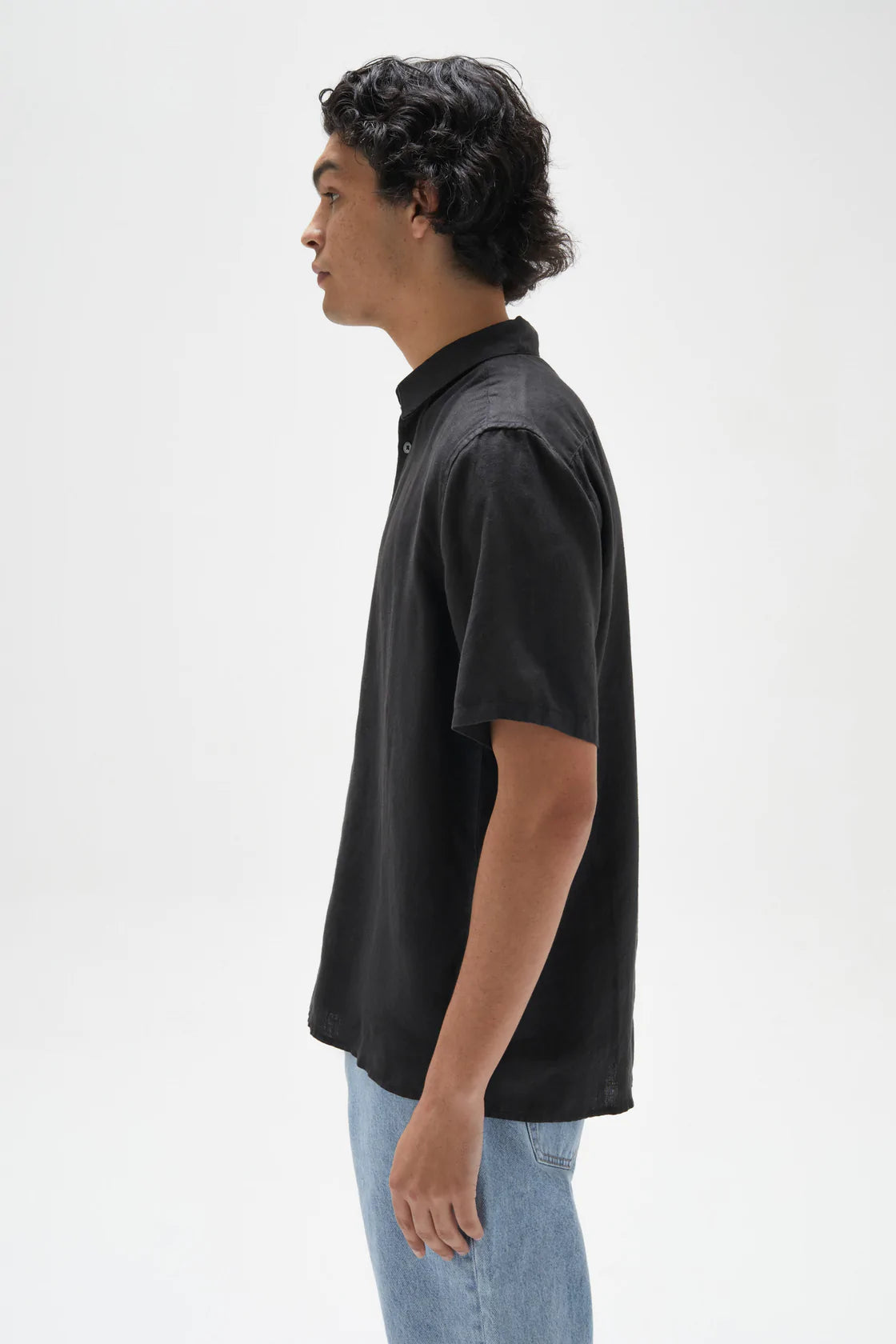 Mens Casual SS Black