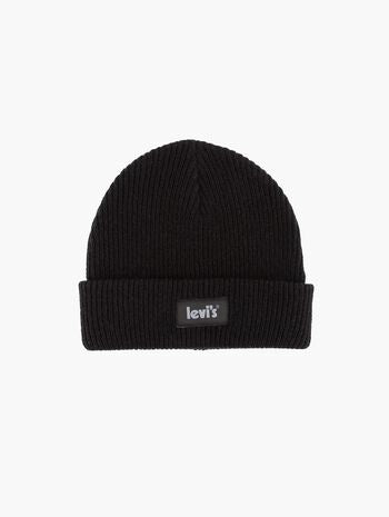 Reflective Poster Beanie Black