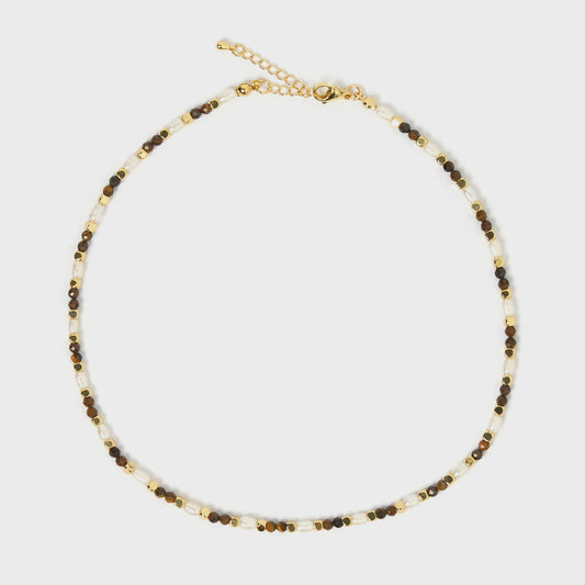 Dante Pearl Tiger Necklace