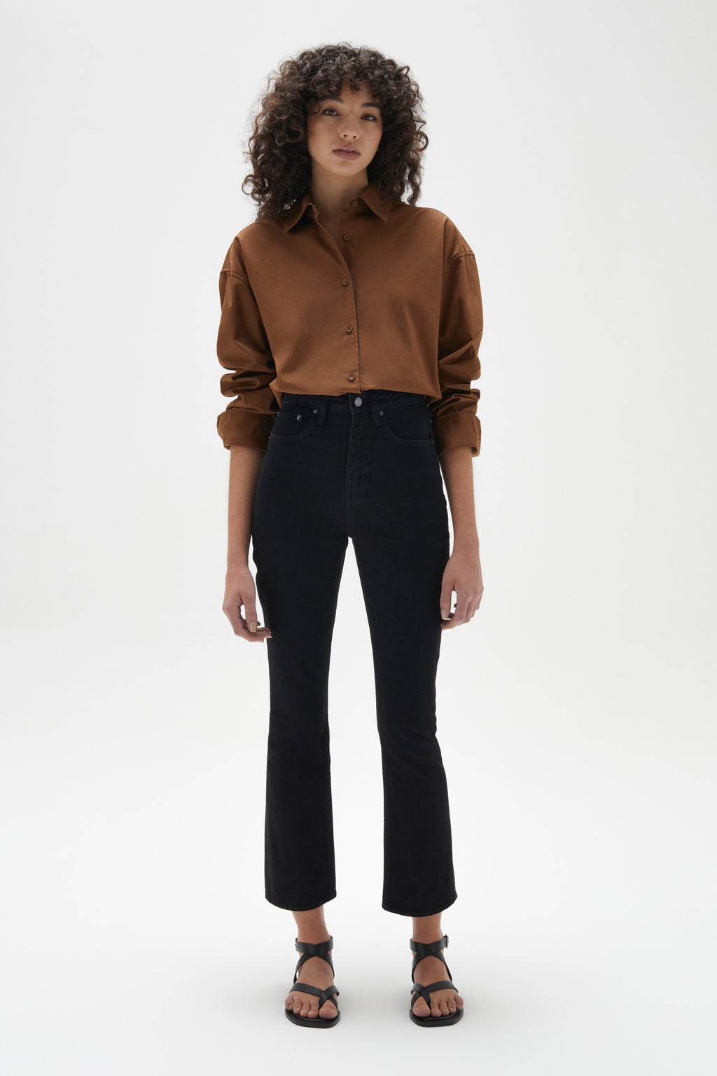 Everyday Poplin Shirt Burnt Ochre