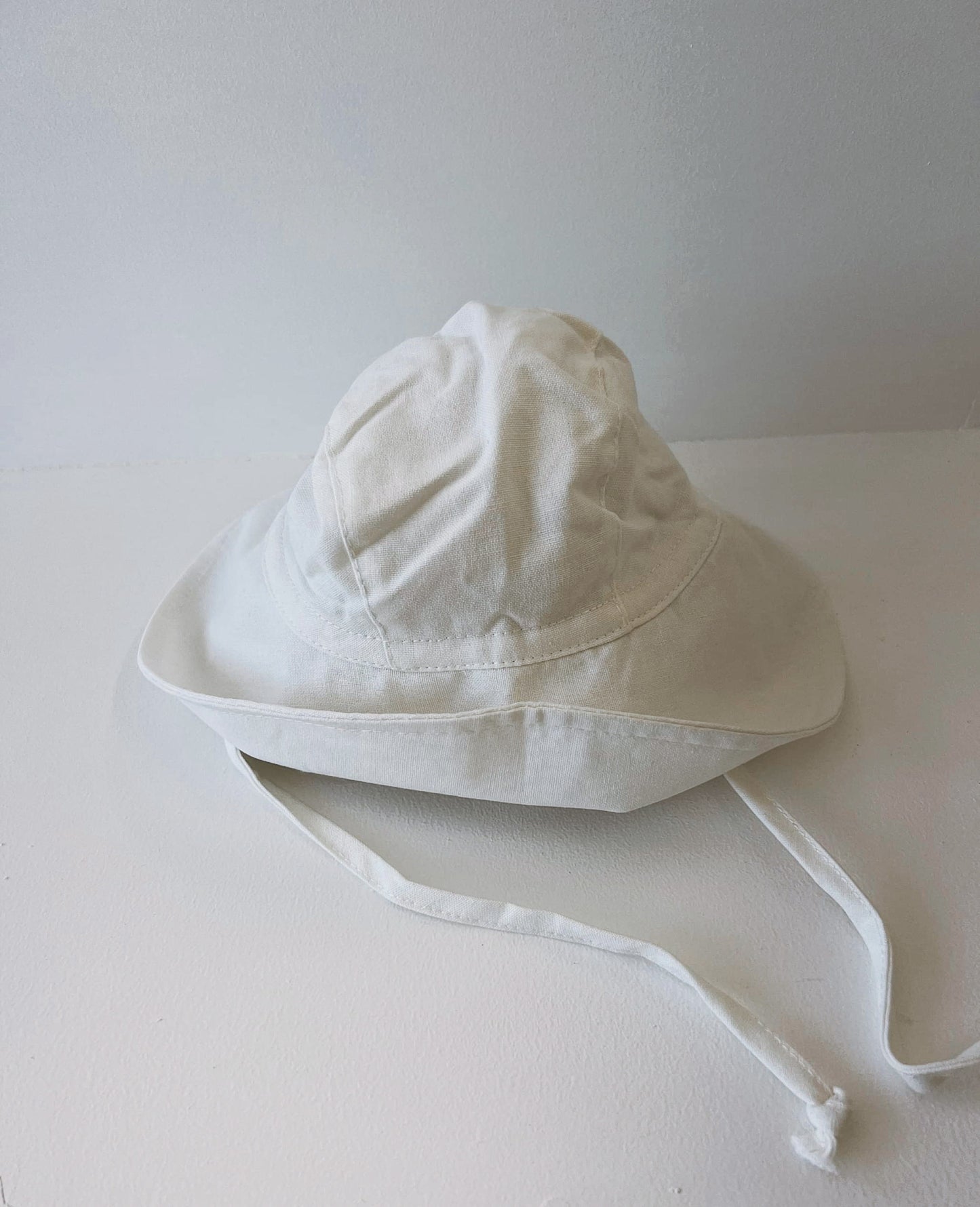 Baby Sun Hat White Small