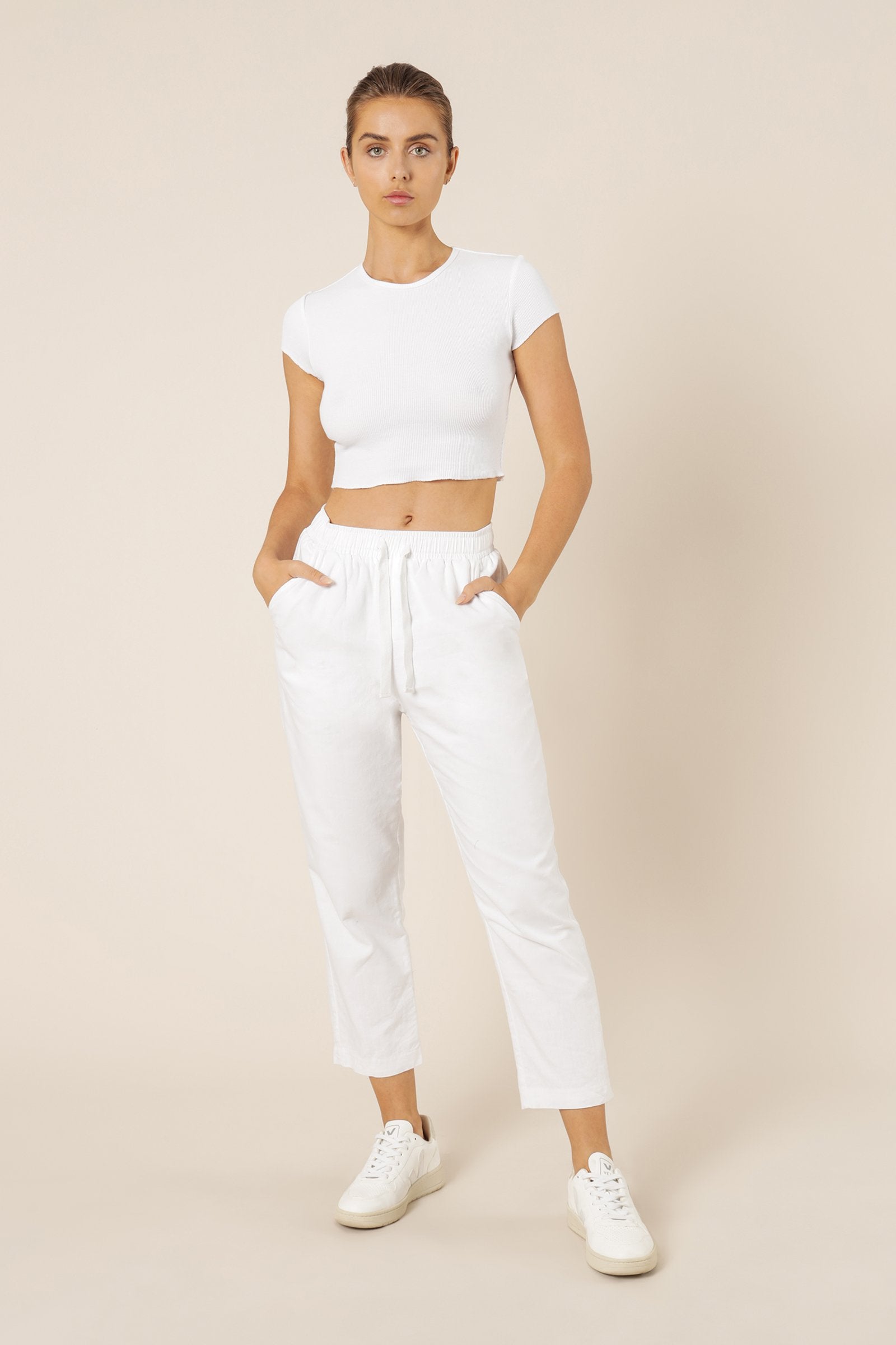 Nude Classic Pant White