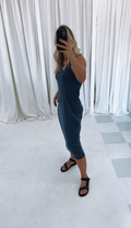 Meike Rib Dress Slate