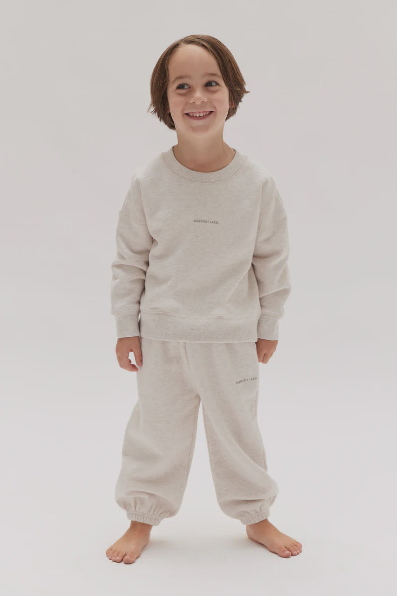 Kids Established Track Pant Oat