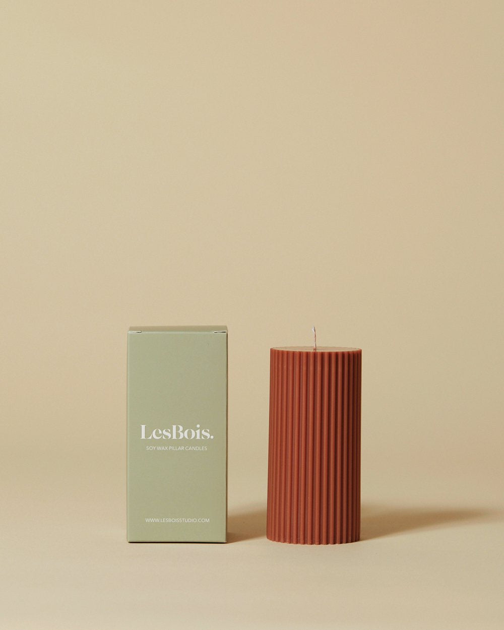 GiGi Mini Pillar Candle Mahogany