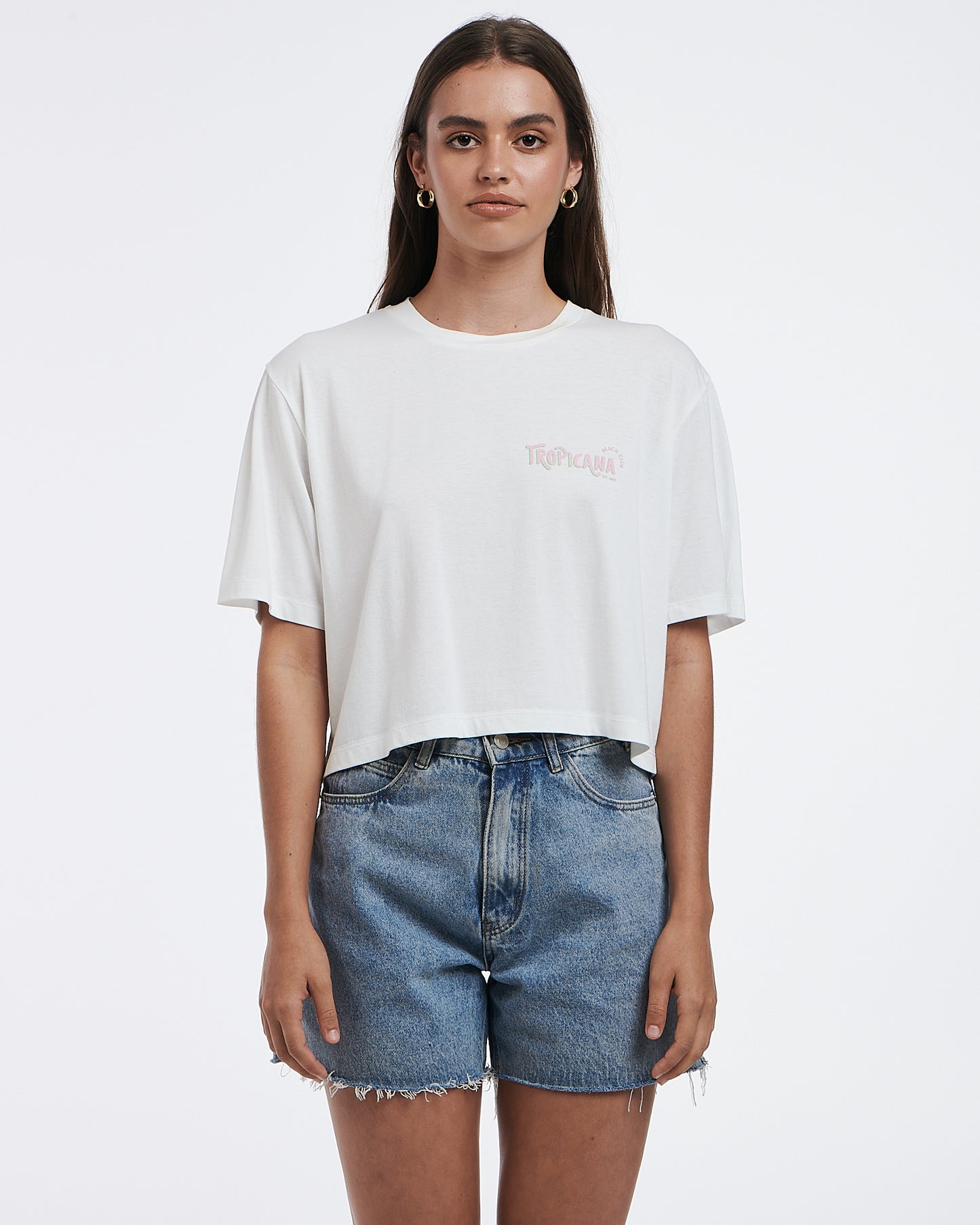 Beach Club Boxy Tee