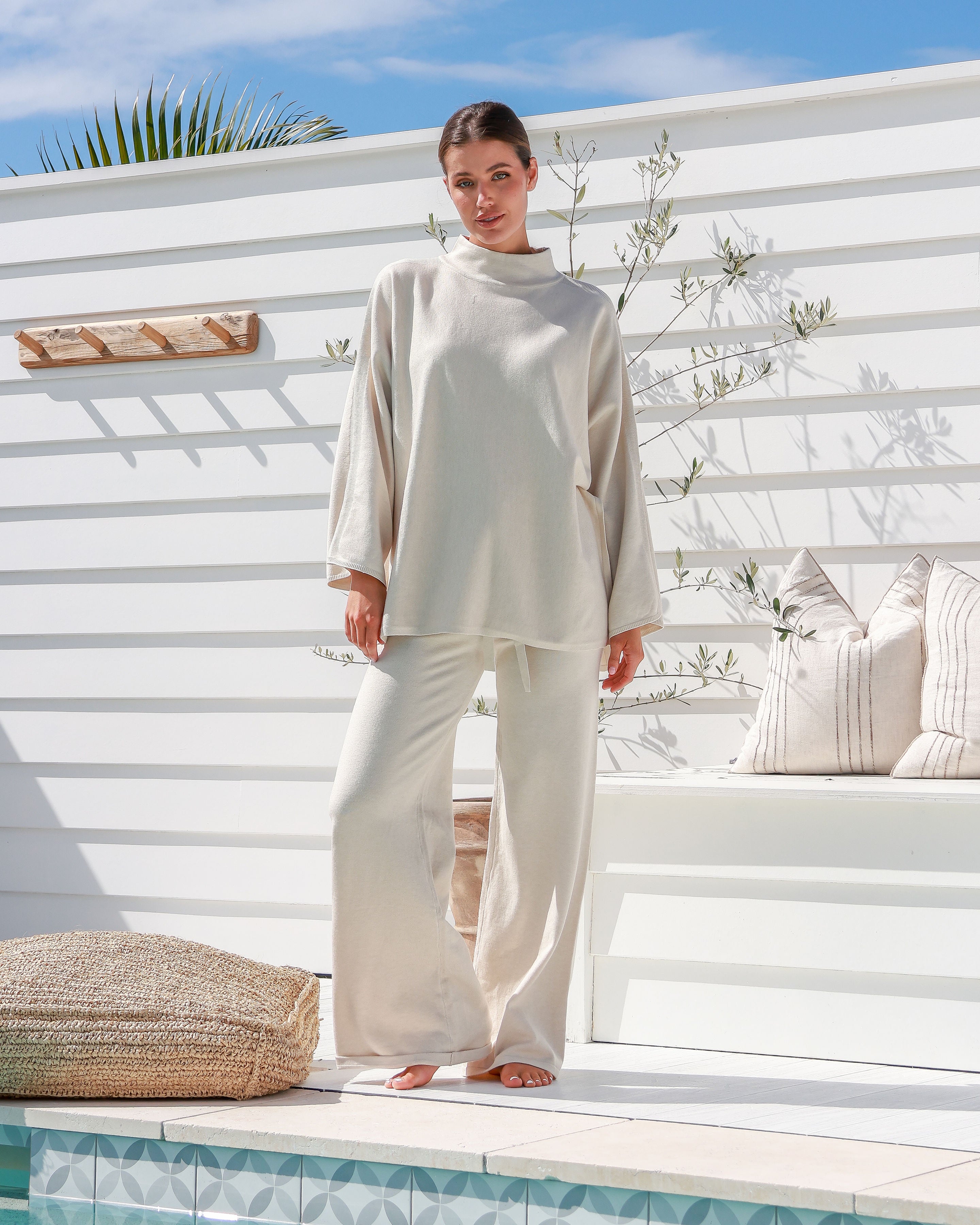 Shea Knit Pant Stone