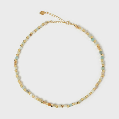 Lyla Gemstone Necklace Amazonite