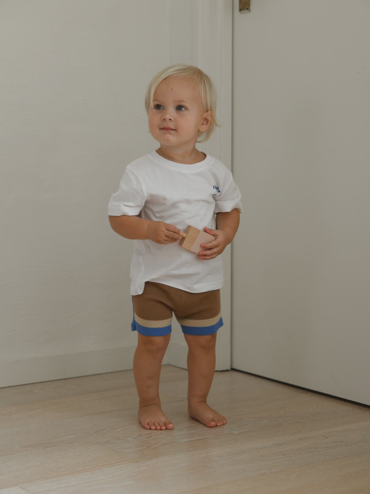 Lennon Knit Shorts Walnut