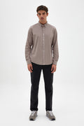 Mens Cord Shirt Mink