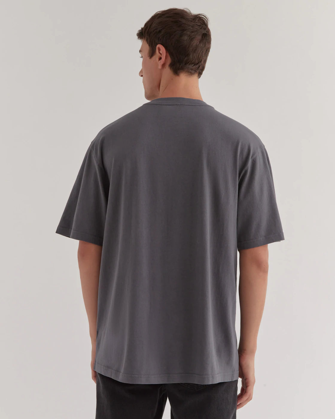 Mens Est Tee Washed Graphite