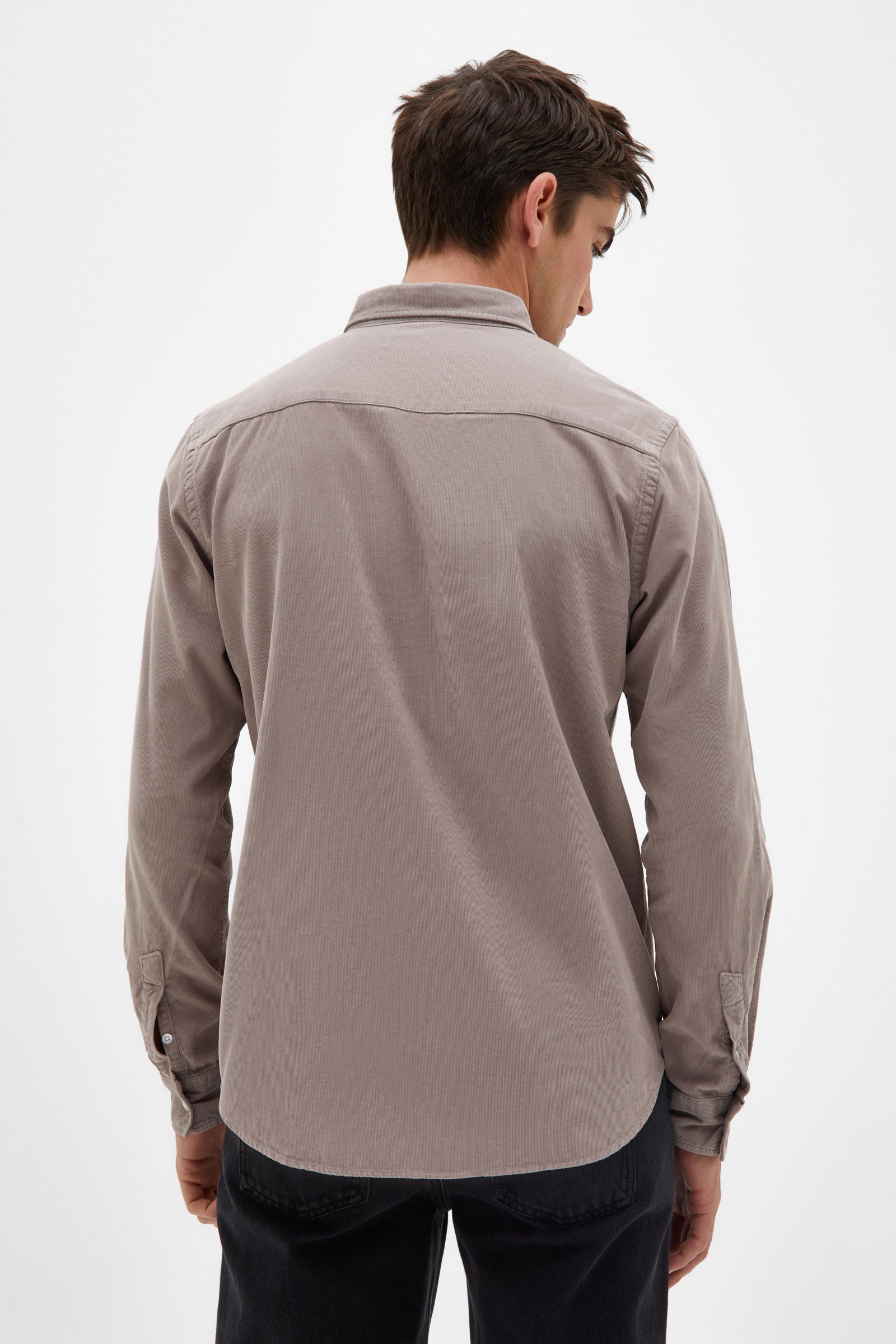 Mens Cord Shirt Mink
