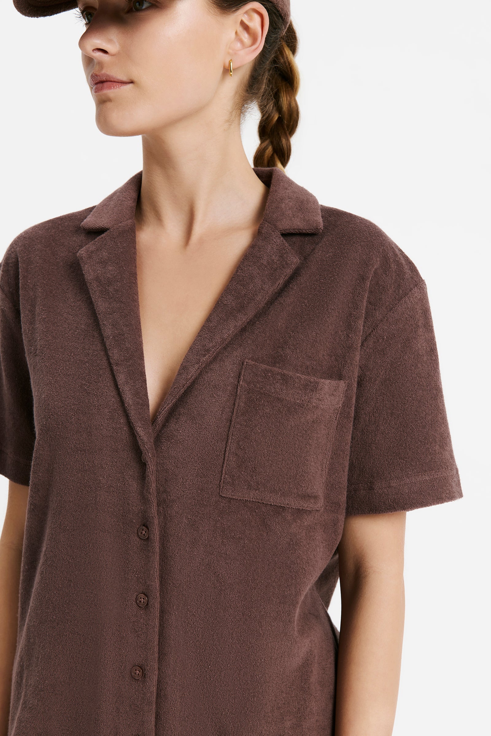 Inka Terry Shirt Cacao