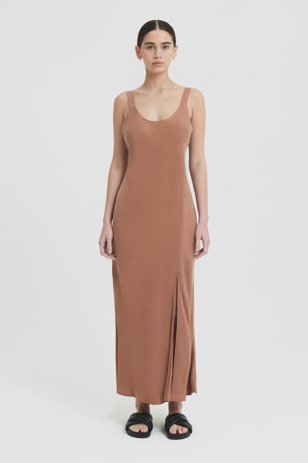 Harlow Slip Dress Terracotta