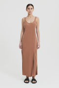 Harlow Slip Dress Terracotta