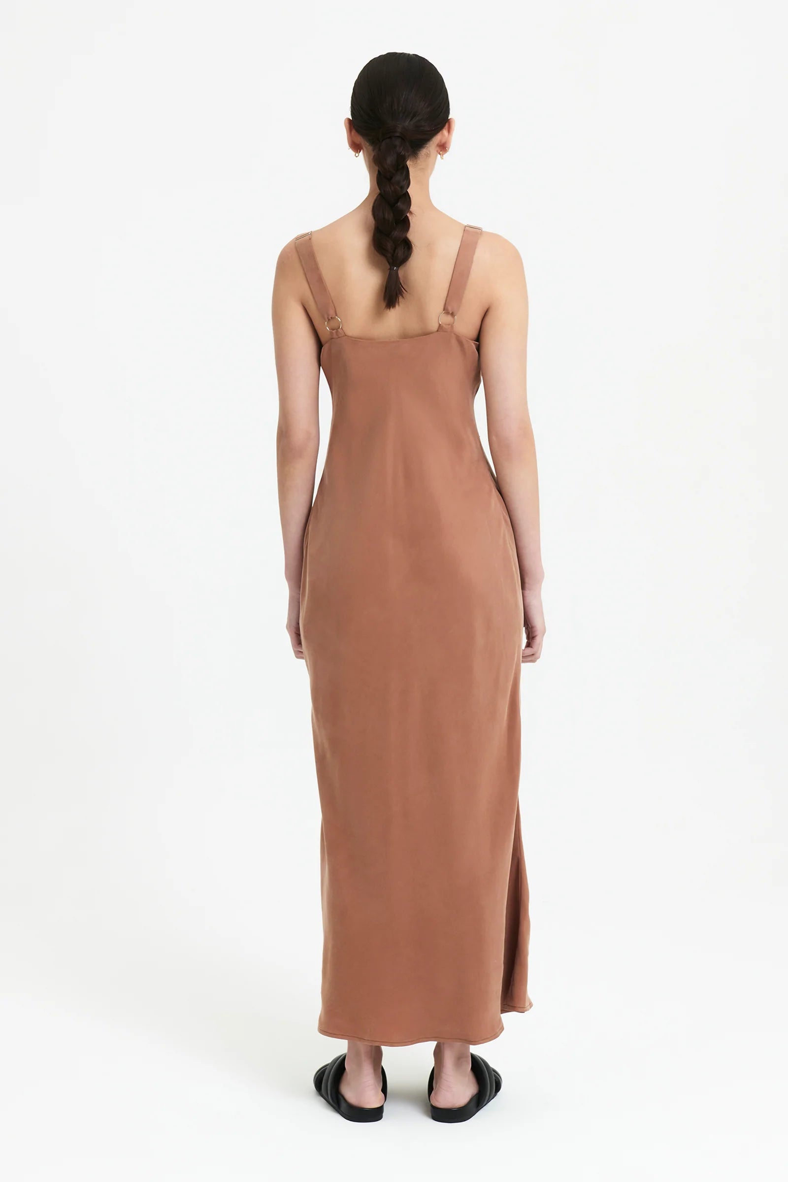Harlow Slip Dress Terracotta