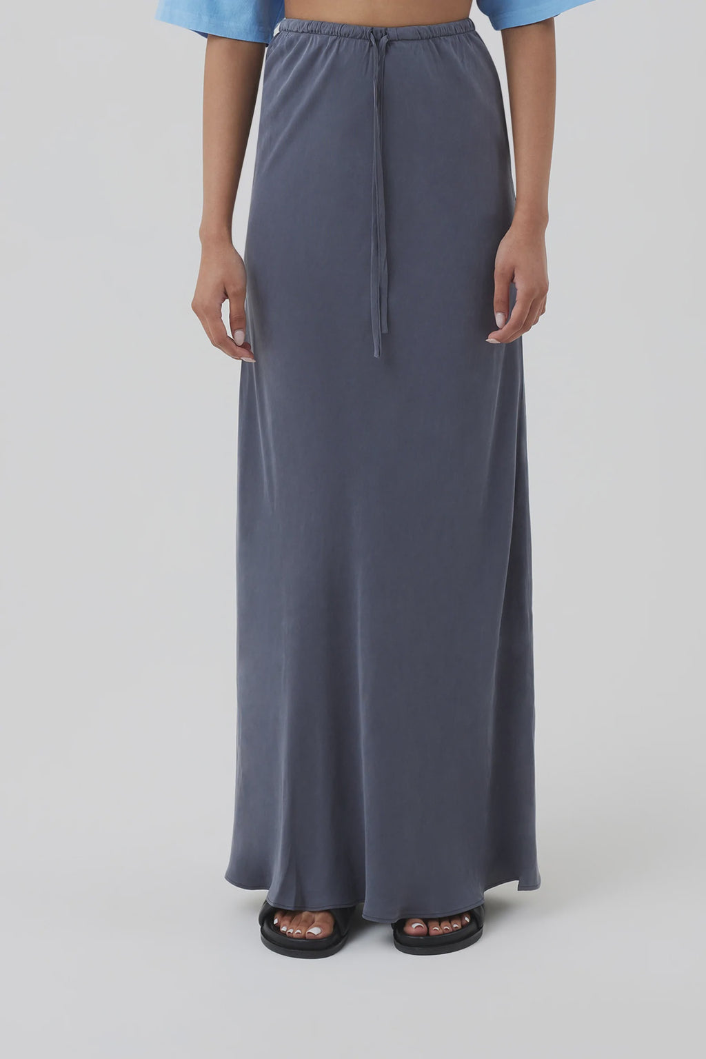 Ari Cupro Skirt indigo