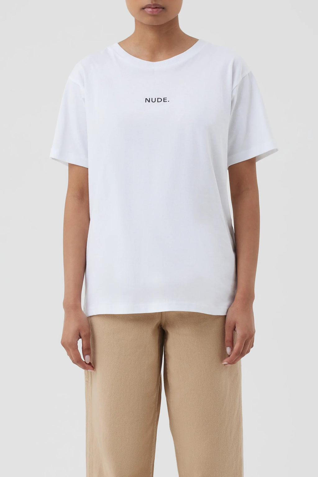Nude Tee White