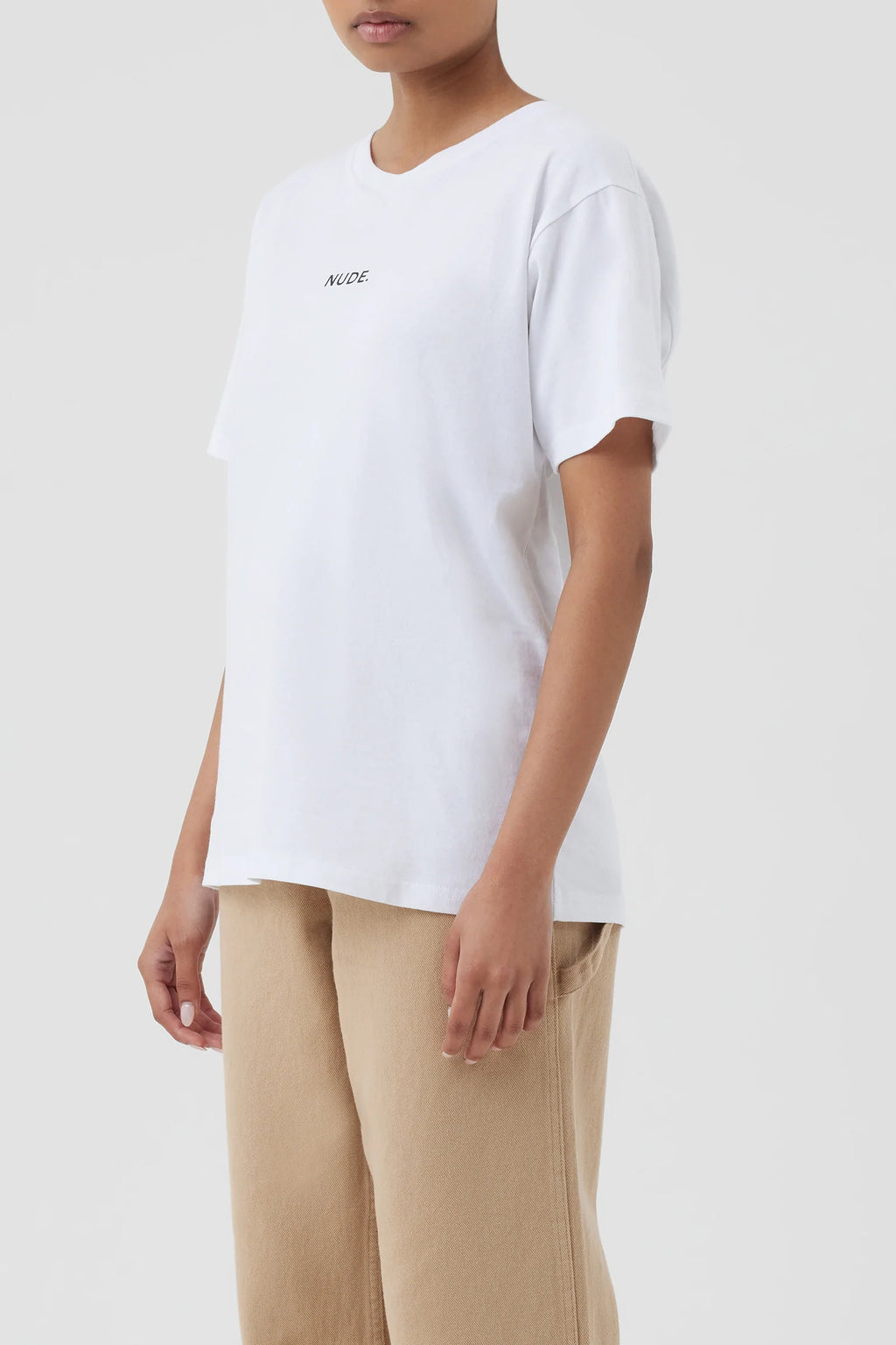 Nude Tee White