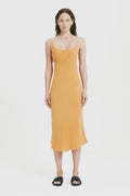 Sol Cupro Dress Mandarin