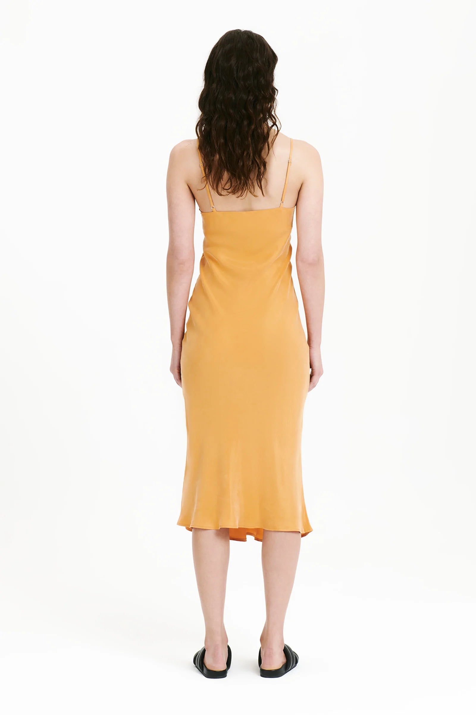 Sol Cupro Dress Mandarin