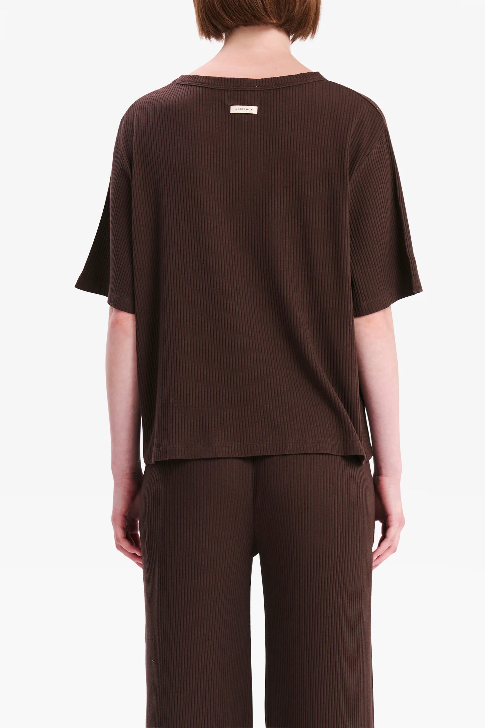 Lounge Rib Tee Cinder