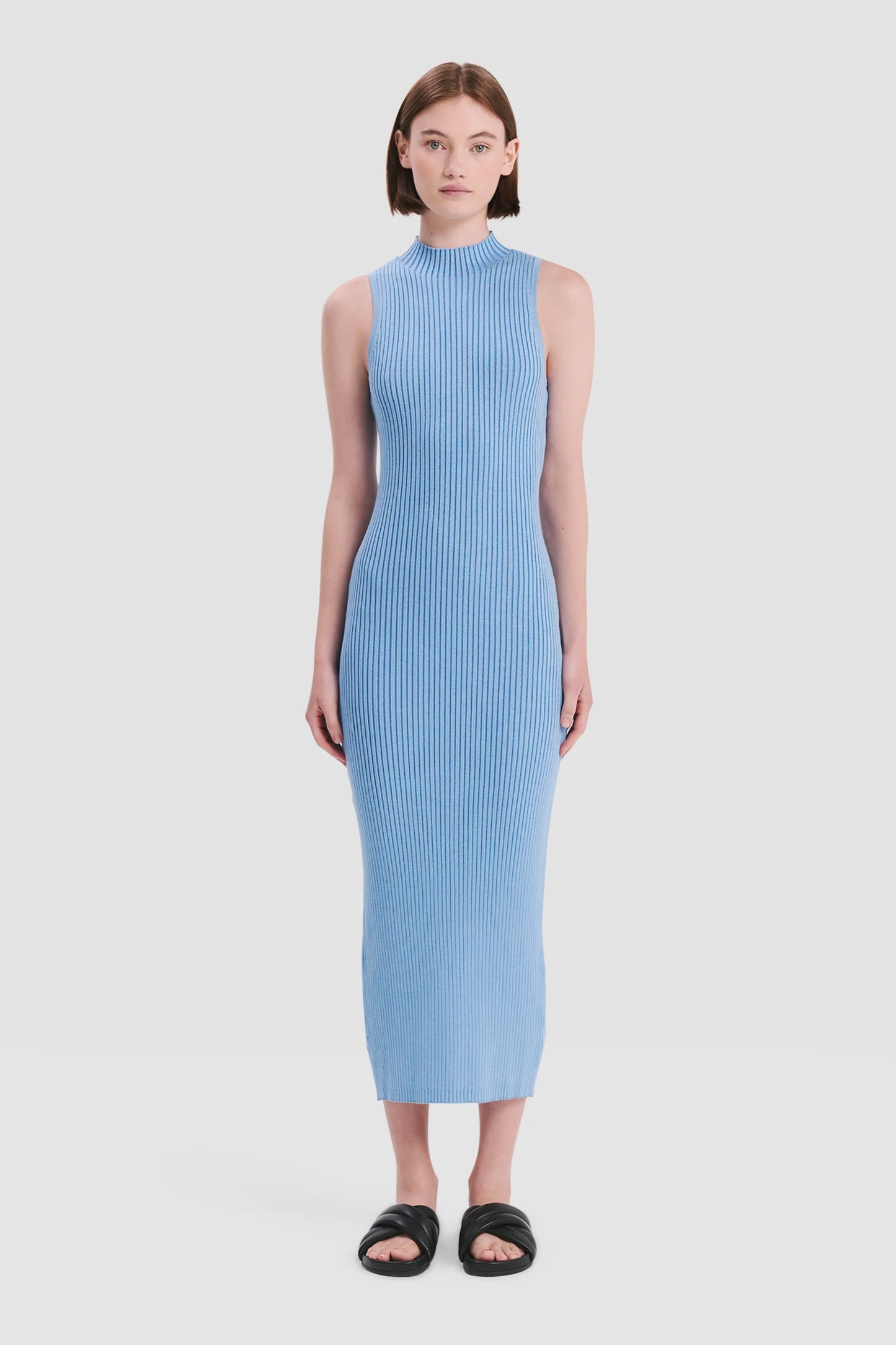 Onda Knit Dress Azure