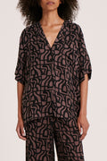 Yves Cupro Oversized Shirt Goya