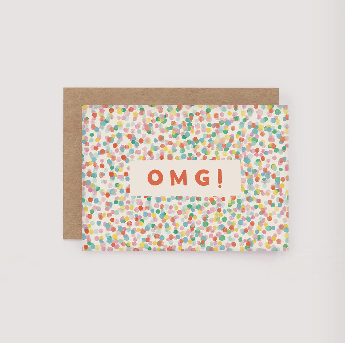 OMG Confetti Mini Card