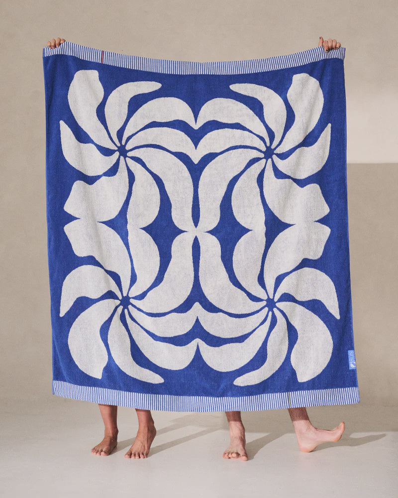 Lagos Double Towel Blue