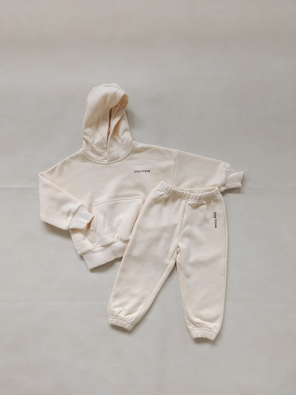 Quinn Hoodie Tracksuit Cream